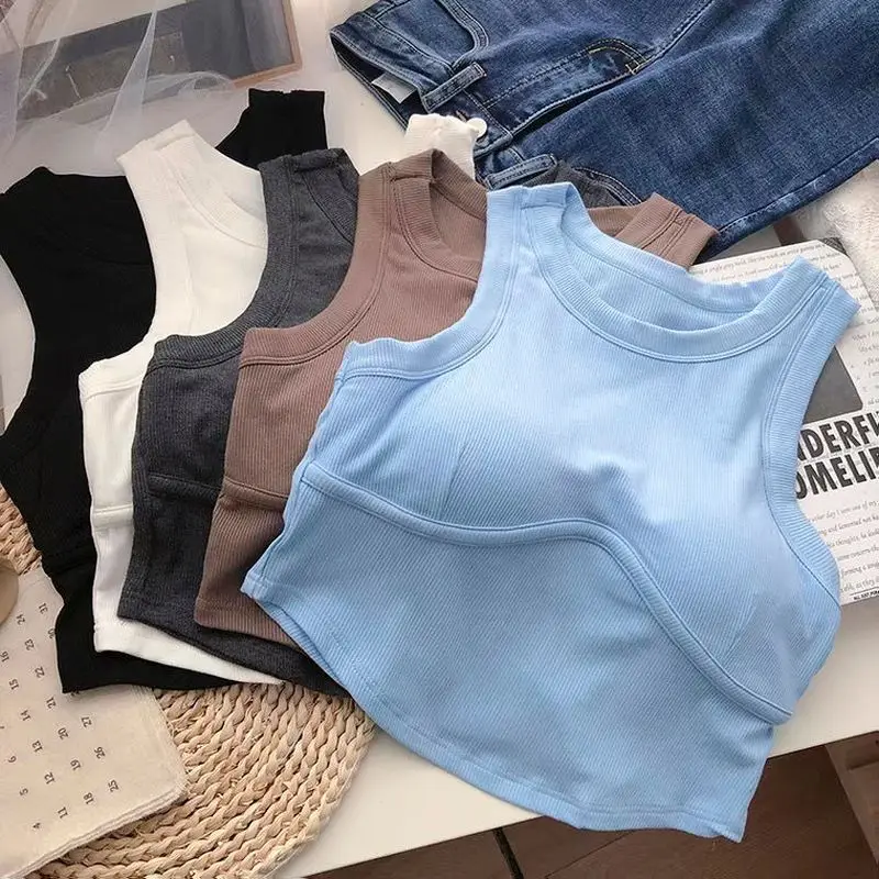Summer Sports Vest Chest Pad Running Vest Women Autumn Korean All-match Breathable Yoga Base Shirt Workout Tops
Summer Sports Vest Chest Pad Running Vest Women Autumn Korean All-match Breathable Yoga Base Shirt Workout Tops