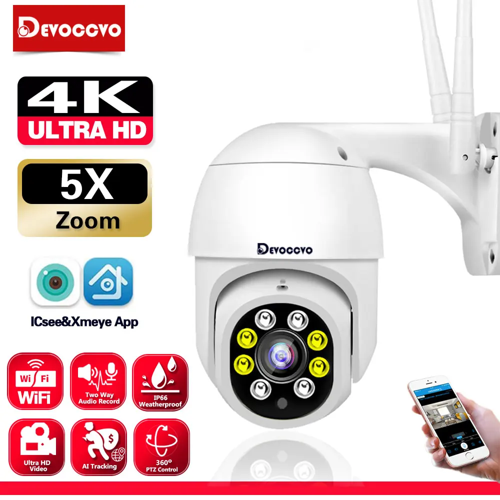 4K Ultra HD Color Night Vision IP Camera Outdoor&Indoor 8MP Wireless Motion Detection ICsee Surveillance CCTV WIFI Monitor Cam
4K Ultra HD Color Night Vision IP Camera Outdoor&Indoor 8MP Wireless Motion Detection ICsee Surveillance CCTV WIFI Monitor Cam
