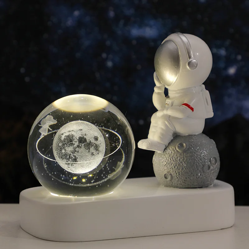 CHUANGQI Astronaut Small Star Walk Gifts For Lovers Night Light Holiday Happy Crystal Luminous Ornaments Gifits
CHUANGQI Astronaut Small Star Walk Gifts For Lovers Night Light Holiday Happy Crystal Luminous Ornaments Gifits