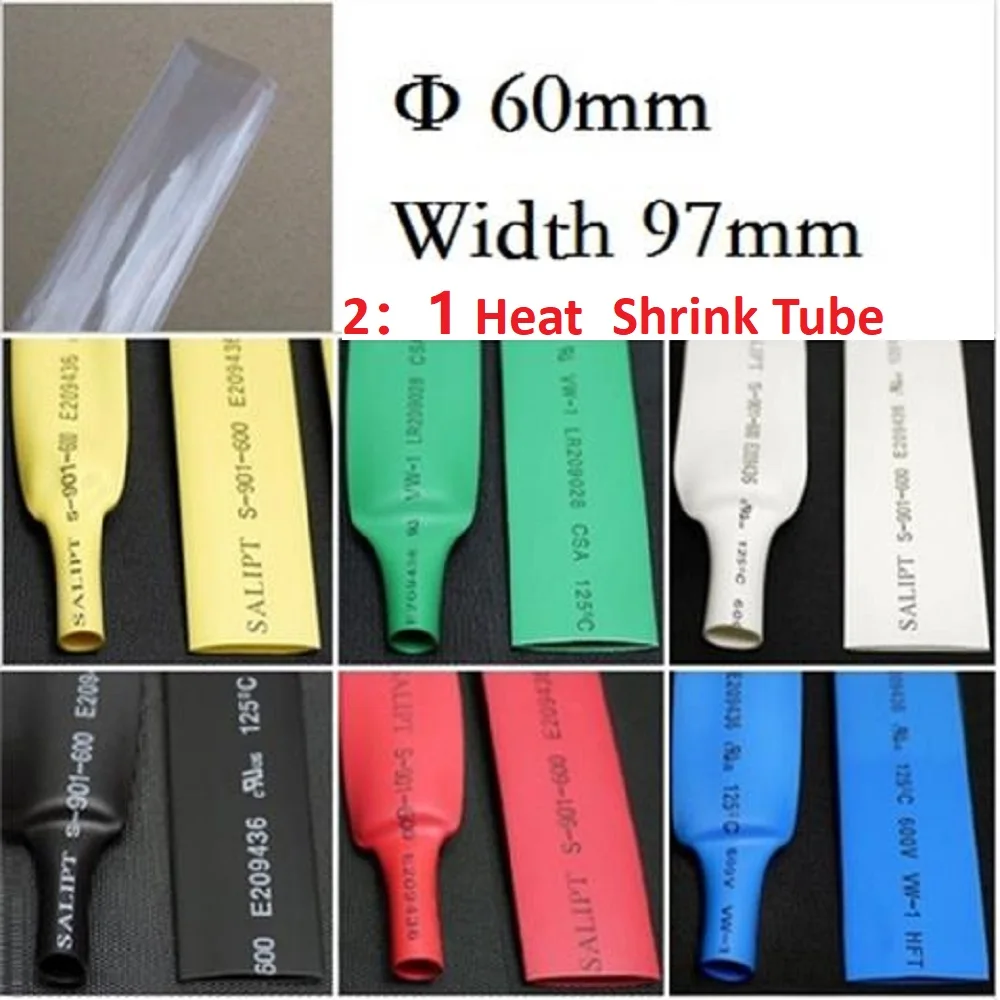 Φ60mm Heat Shrink Tube 2:1 Shrinkage Rate Flame Retardant Insulation Shrink Tube Color Heat Shrink Tube Polyolefin Thermal
Φ60mm Heat Shrink Tube 2:1 Shrinkage Rate Flame Retardant Insulation Shrink Tube Color Heat Shrink Tube Polyolefin Thermal