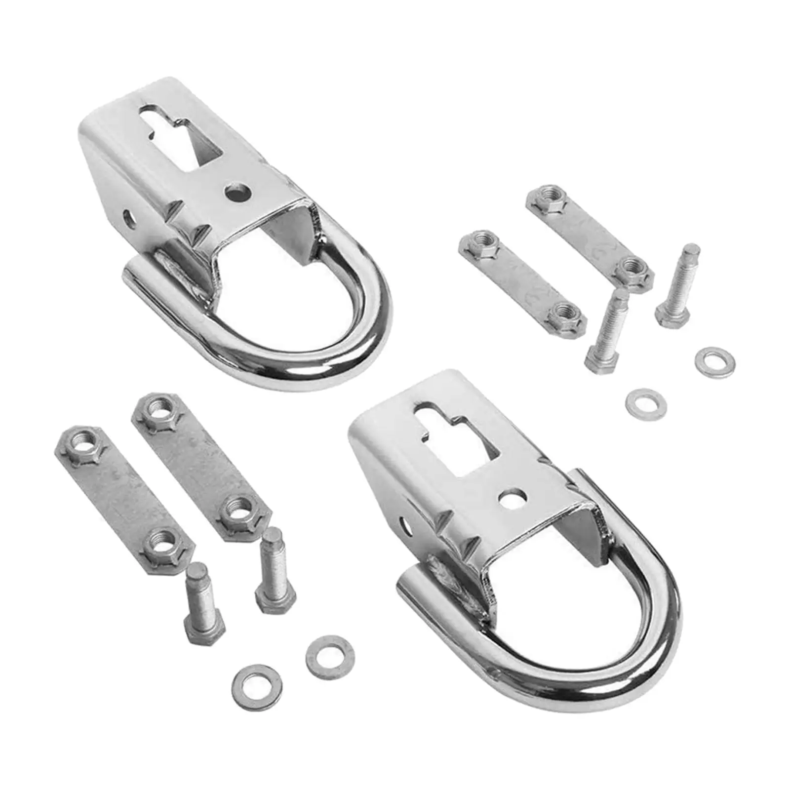 1 Pair Silver Towing Hooks fl3Z17N808A Left Right Front Shackles Tow Hooks Fits for Ford F 150 15-18 with Mount Hardware
1 Pair Silver Towing Hooks fl3Z17N808A Left Right Front Shackles Tow Hooks Fits for Ford F 150 15-18 with Mount Hardware