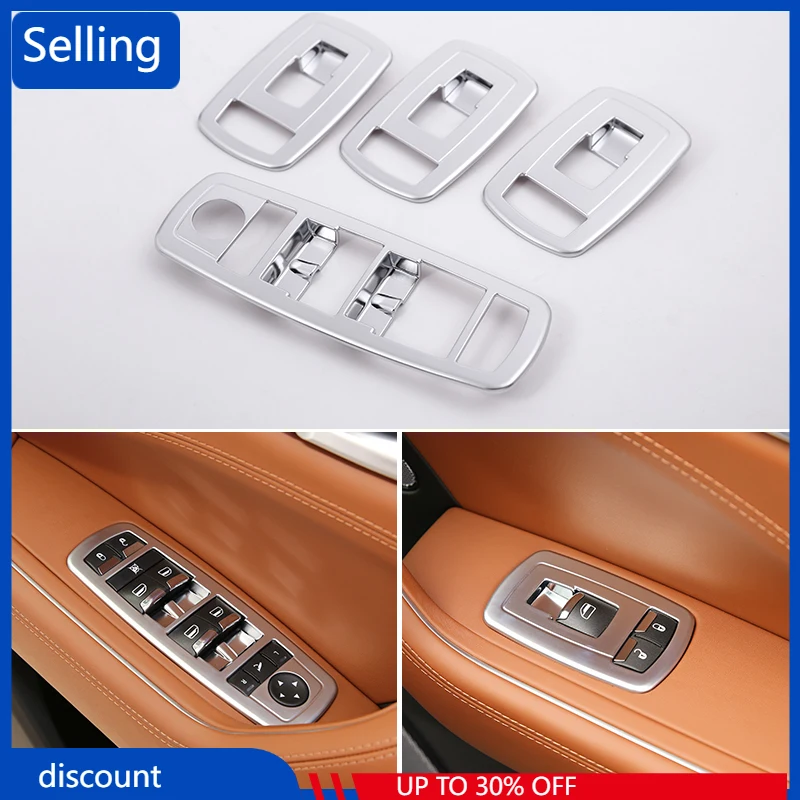 4 Pcs Door Window Lift Button Cover Trim Sticker ABS Chrome For Maserati Levante 2016 Car Accessories FAST SHIP
4 Pcs Door Window Lift Button Cover Trim Sticker ABS Chrome For Maserati Levante 2016 Car Accessories FAST SHIP