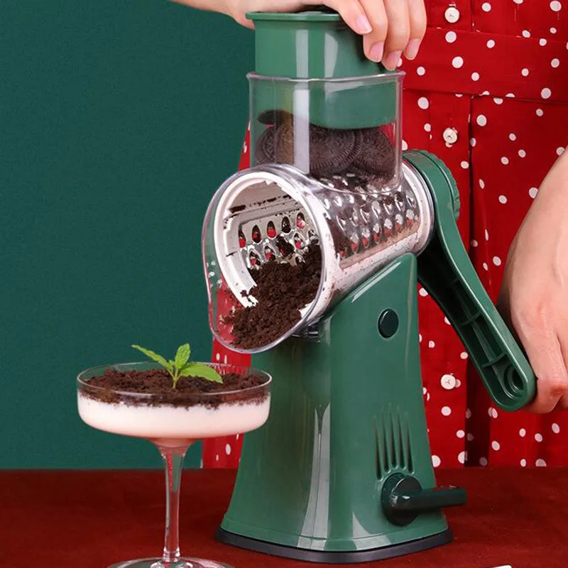 3 в 1 Овощной измельчитель кухонные инструменты ручная барабанная Терка измельчитель для продуктов Картофель Фрукты резак для овощей мясор...