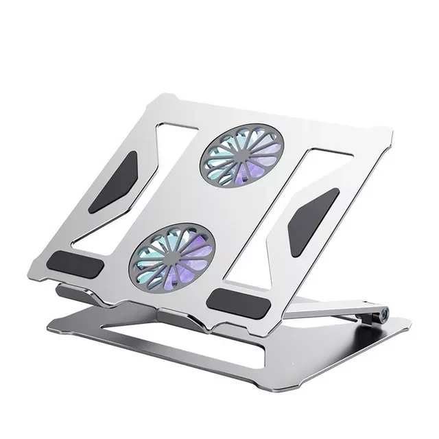 For Desk Portable Laptop Holder Foldable Laptop Table Stand With Double Cooling Fan Aluminum Computer Stand Laptop Riser
For Desk Portable Laptop Holder Foldable Laptop Table Stand With Double Cooling Fan Aluminum Computer Stand Laptop Riser
