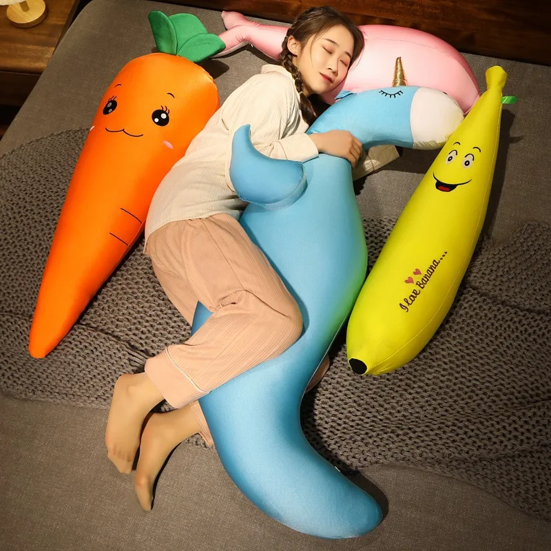 New 90/110cm Big Size Unicorn Carrot Dolphin Banana Pillows Kawaii Stuffed Animal Plush Pillows Washable With Zipper Dropship
New 90/110cm Big Size Unicorn Carrot Dolphin Banana Pillows Kawaii Stuffed Animal Plush Pillows Washable With Zipper Dropship