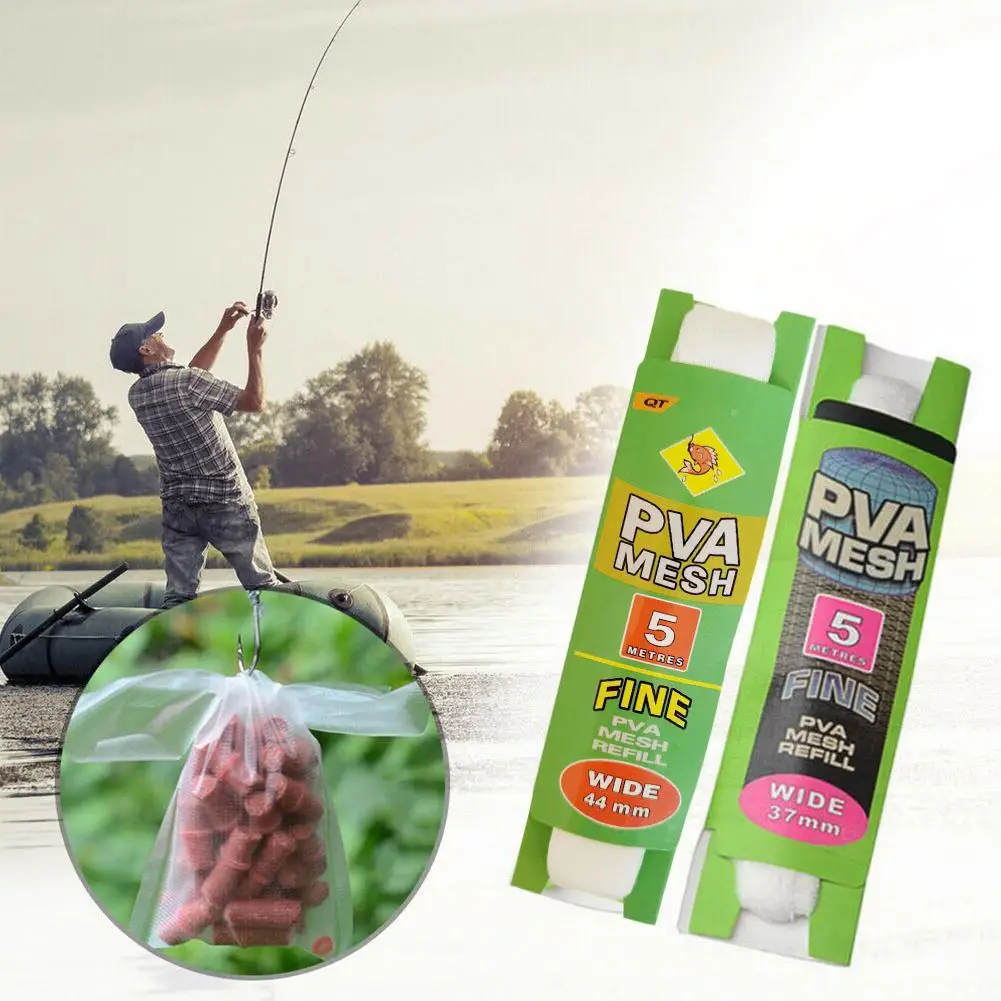 Carp Fishing PVA Mesh Refill Soluble Bait Bag 44mm Carp Trap Water Supplies Nets Bait Feeder 37mm Dissolving Tackle G5Q8
Carp Fishing PVA Mesh Refill Soluble Bait Bag 44mm Carp Trap Water Supplies Nets Bait Feeder 37mm Dissolving Tackle G5Q8