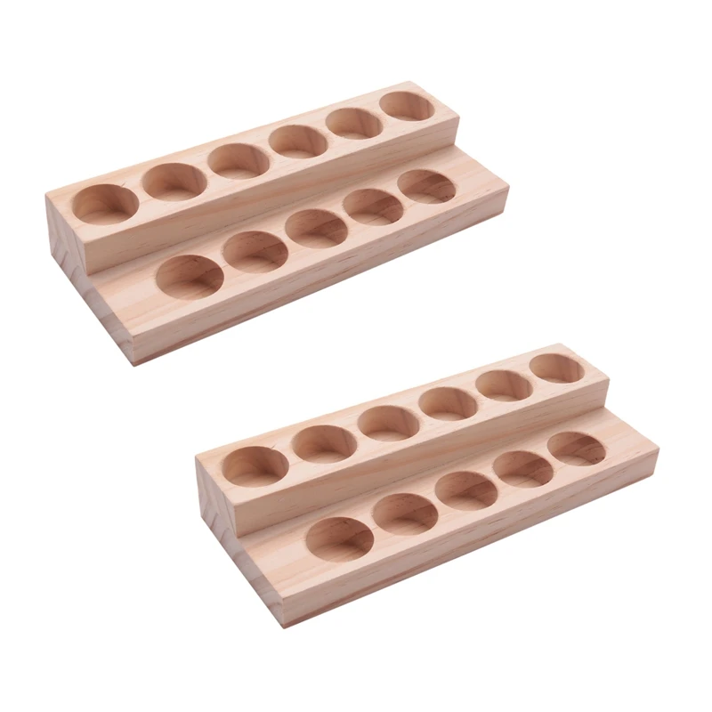 3X 11 Holes Wooden Essential Oil Tray Handmade Natural Wood Display Rack Demonstration Station For 5-15Ml Bottles
3X 11 Holes Wooden Essential Oil Tray Handmade Natural Wood Display Rack Demonstration Station For 5-15Ml Bottles