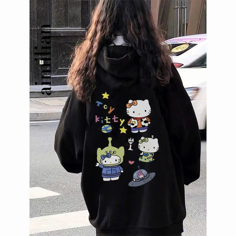 Sanrio Hellokitty Kawaii Cartoon Cute Dolls Printed Hooded Loose Sweatshirt Anime Plush Toys for Girls Kids Toys Birthday Gift
Sanrio Hellokitty Kawaii Cartoon Cute Dolls Printed Hooded Loose Sweatshirt Anime Plush Toys for Girls Kids Toys Birthday Gift