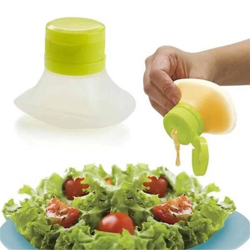 Silicone Squeezing Saucer Salad Pot Simple Salad Bottle Portable with Squeezing Sauce Bottle Household Gadgets Kitchen Supplies
Silicone Squeezing Saucer Salad Pot Simple Salad Bottle Portable with Squeezing Sauce Bottle Household Gadgets Kitchen Supplies