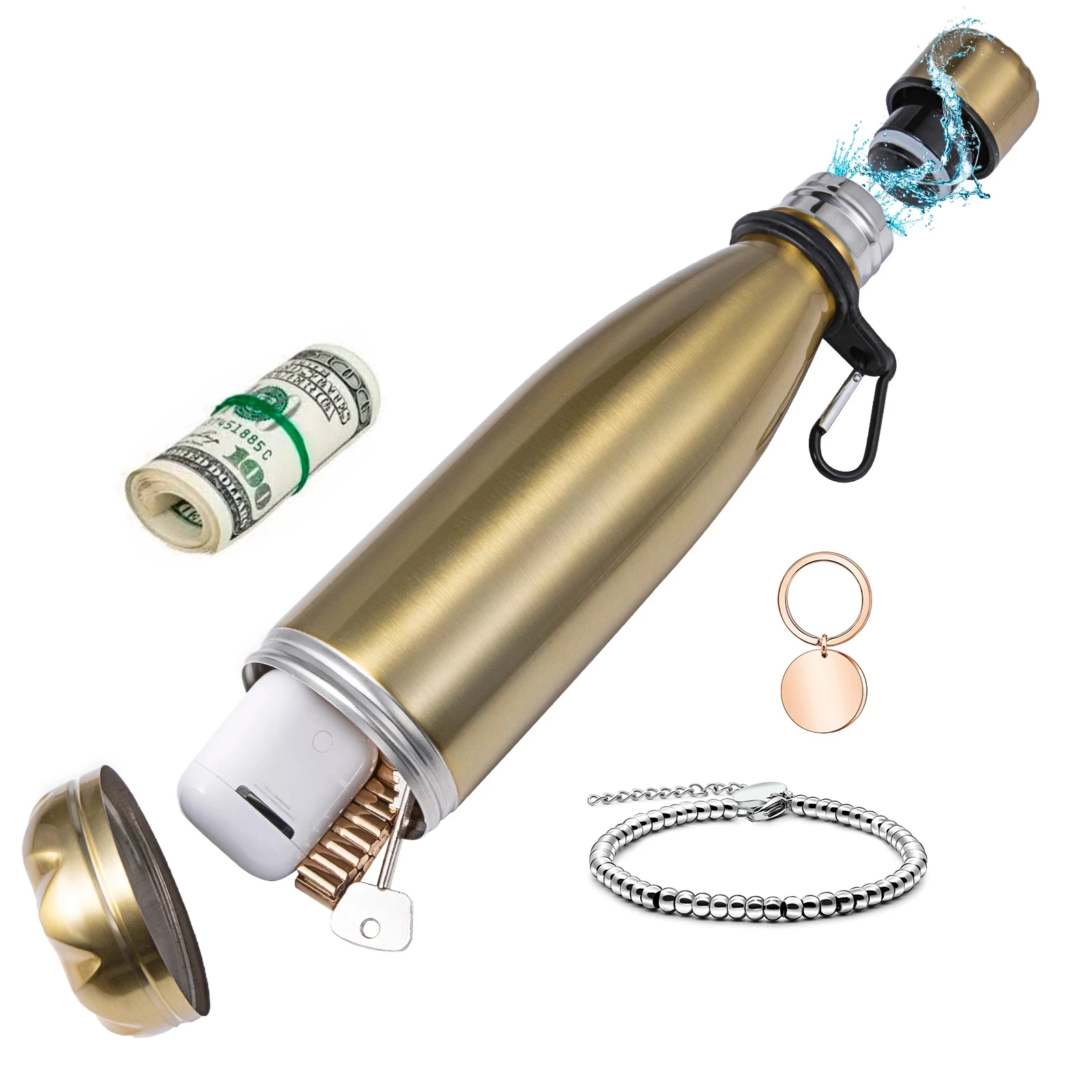 Water Bpttle Diversion Hidden Safe Secret Stash Big Hiding Spot Cash Driver's License Cards Keys Money Safes Storage Compartment
Water Bpttle Diversion Hidden Safe Secret Stash Big Hiding Spot Cash Driver's License Cards Keys Money Safes Storage Compartment