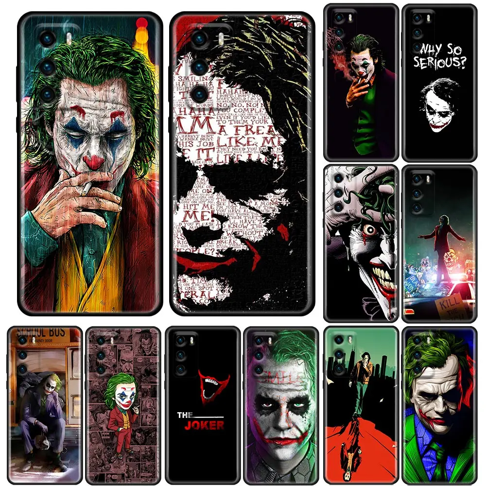 Silicone Phone Case For Huawei P30 P40 P20 P10 Lite P50 Pro P Smart Z 2019 Soft Silicone Back Cover Coque Marvel J-Joker Clown
Silicone Phone Case For Huawei P30 P40 P20 P10 Lite P50 Pro P Smart Z 2019 Soft Silicone Back Cover Coque Marvel J-Joker Clown