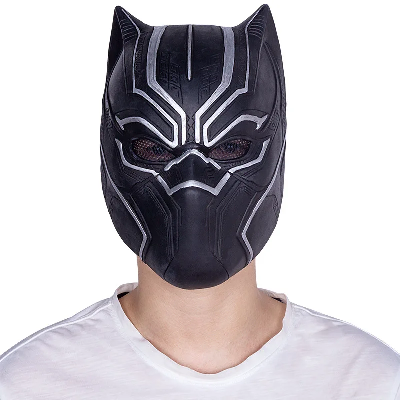 Black Panther Cosplay Masks Adult Full Head Latex Mask Unisex Anime Accessories Halloween Carnival Party Props
Black Panther Cosplay Masks Adult Full Head Latex Mask Unisex Anime Accessories Halloween Carnival Party Props