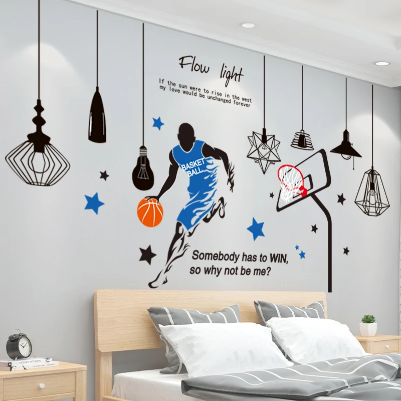 Basketball Player Wall Sticker DIY Chandelier Lights Wall Decor Decals for Living Room Kids Rooms Teen Bedroom Home Decoration
Basketball Player Wall Sticker DIY Chandelier Lights Wall Decor Decals for Living Room Kids Rooms Teen Bedroom Home Decoration