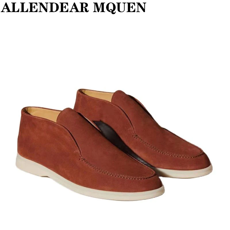 Genuine leather ankle boots women's flat casual women's shoes open walk high-top shoes
Genuine leather ankle boots women's flat casual women's shoes open walk high-top shoes