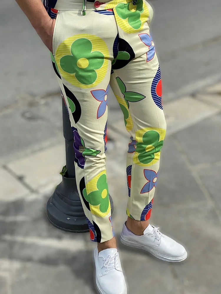 Spring Retro Pattern Print Straight Long Pants Men Casual Business Mid Waist Zipper Suit Trousers Mens Autumn Fashion Streetwear
Spring Retro Pattern Print Straight Long Pants Men Casual Business Mid Waist Zipper Suit Trousers Mens Autumn Fashion Streetwear