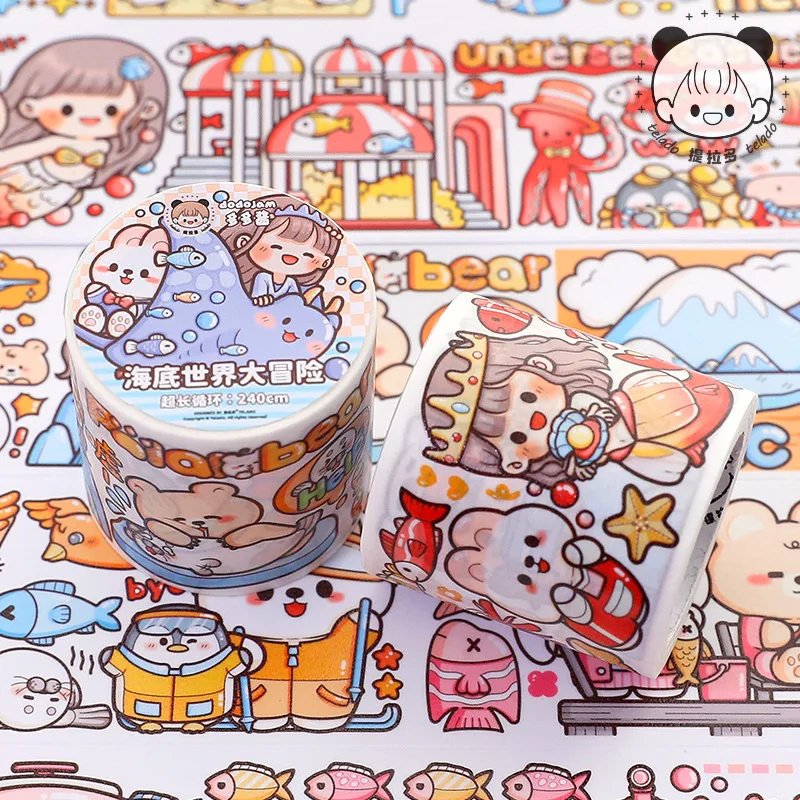 1pcs/1lot Decorative Adhesive Tapes Underwater World Adventure Masking Tapes Scrapbooking DIY Paper Japanese Stickers
1pcs/1lot Decorative Adhesive Tapes Underwater World Adventure Masking Tapes Scrapbooking DIY Paper Japanese Stickers