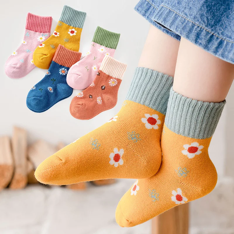 Children's Socks Cotton Teens Boy Girl Baby Fashion Soft Cute Cartoon Warm Socks Set For Autumn Winter 1-12Y Kids 5 Pairs/Lot
Children's Socks Cotton Teens Boy Girl Baby Fashion Soft Cute Cartoon Warm Socks Set For Autumn Winter 1-12Y Kids 5 Pairs/Lot