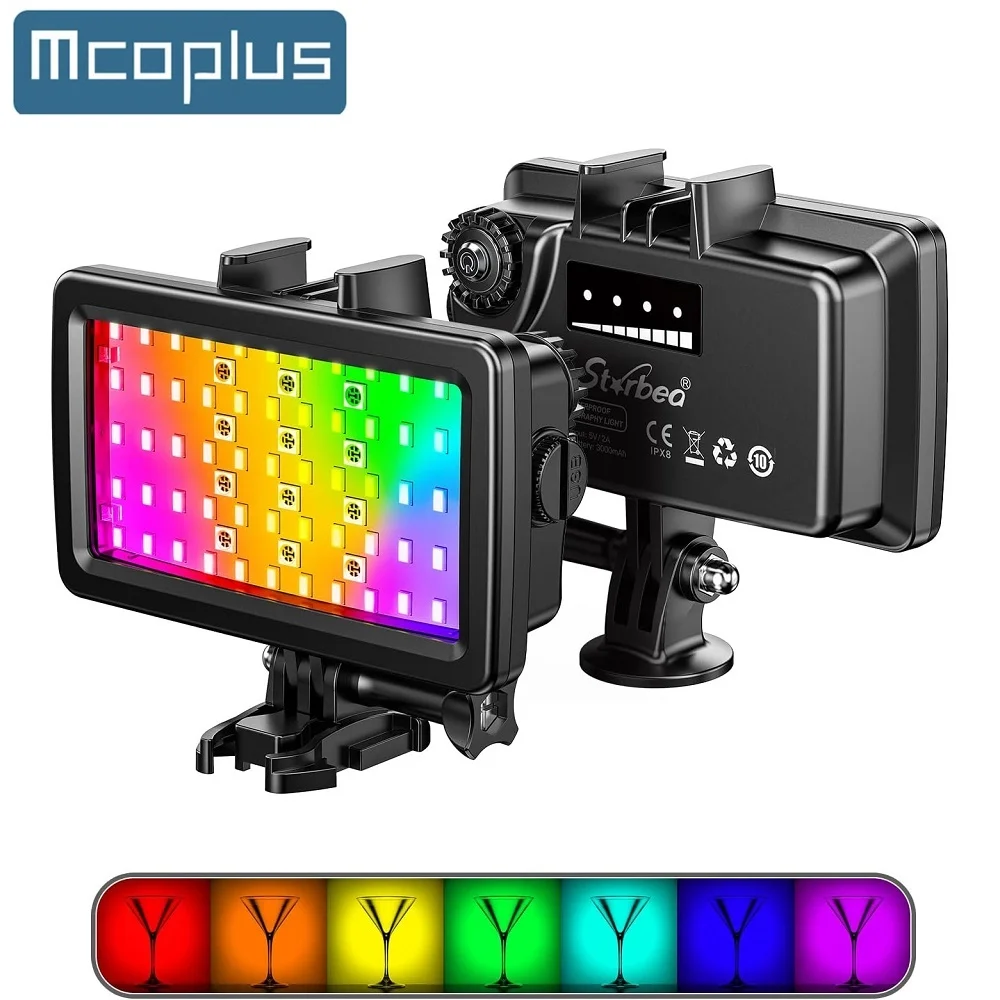Фотовспышка Mcoplus для дайвинга, 40 м/6/4 футов, с регулируемой яркостью, водонепроницаемая светодиодная фотовспышка для дайвинга, подводная фотовспышка для Gopro Hero 11, 10, 9, 8, 7, 5/
Фотовспышка Mcoplus для дайвинга, 40 м/6/4 футов, с регулируемой яркостью, водонепроницаемая светодиодная фотовспышка для дайвинга, подводная фотовспышка для Gopro Hero 11, 10, 9, 8, 7, 5/