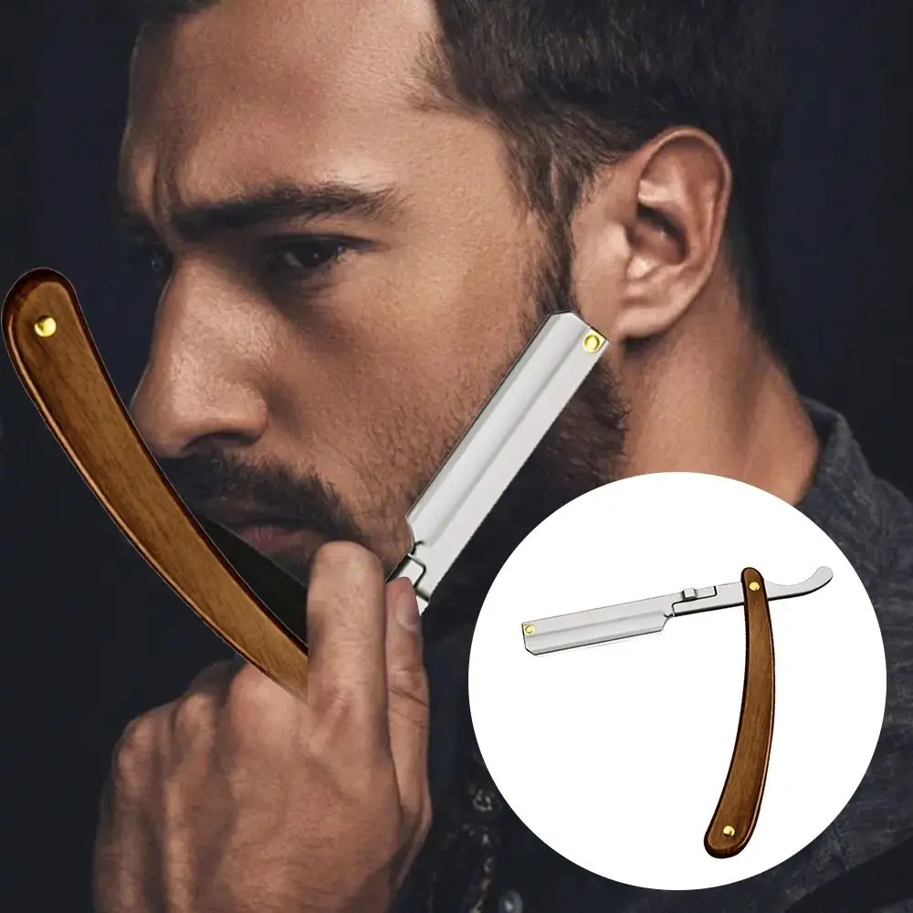 with Leather Strop Home Shaving Barber Salon Grooming Tool Straight Razor Hair Razor Straight Edge Barber Razor
with Leather Strop Home Shaving Barber Salon Grooming Tool Straight Razor Hair Razor Straight Edge Barber Razor