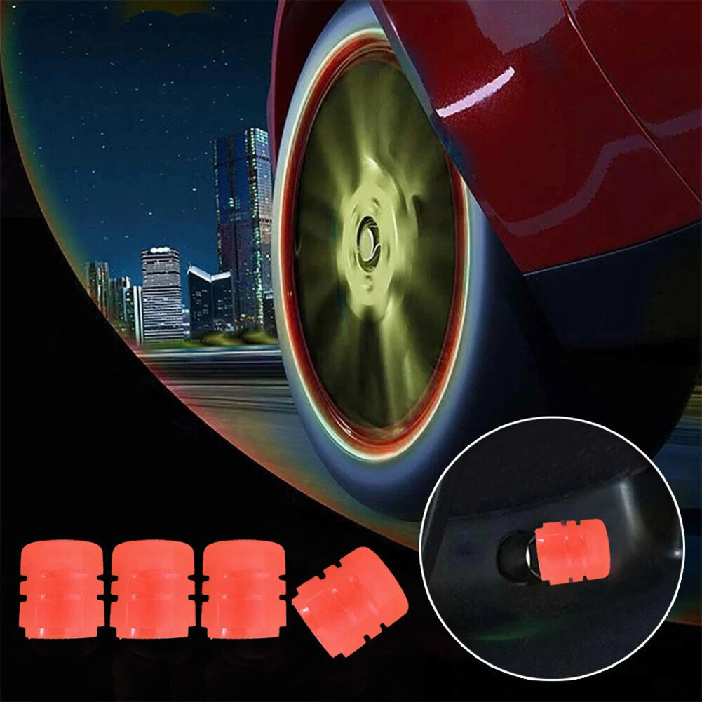 4Pcs Red Tire Valve Cap Car Wheel Prank Dust Cover Accessories Glow In The Dark Tight Leak-proof Seal Red Universal Tire Valve
4Pcs Red Tire Valve Cap Car Wheel Prank Dust Cover Accessories Glow In The Dark Tight Leak-proof Seal Red Universal Tire Valve