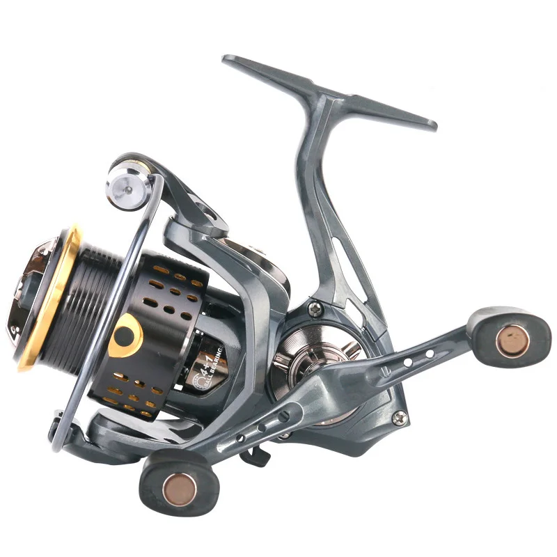 PRO BEROS 5.2:1 Spinning Reel Fishing Reel 2000-3000 Series CNC Mechine Fishing Wheel Metal Spool Saltwater Carp Reel
PRO BEROS 5.2:1 Spinning Reel Fishing Reel 2000-3000 Series CNC Mechine Fishing Wheel Metal Spool Saltwater Carp Reel