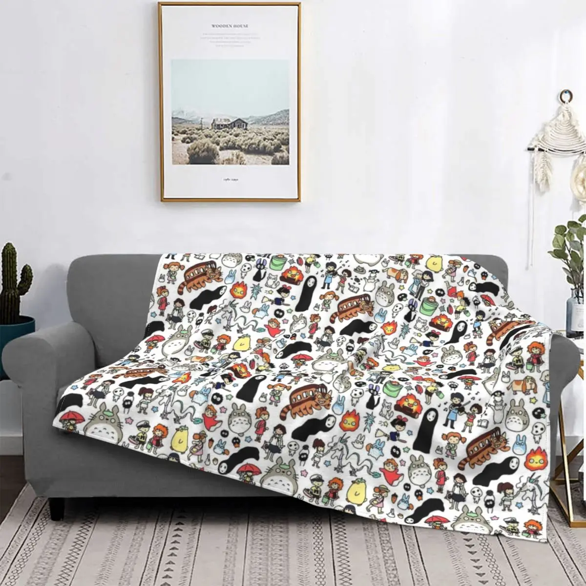 Cute Totoro Blanket Flannel Textile Decor Japan Miyazaki Multi-function Lightweight Thin Throw Blanket for Bedding Car Bedspread
Cute Totoro Blanket Flannel Textile Decor Japan Miyazaki Multi-function Lightweight Thin Throw Blanket for Bedding Car Bedspread
