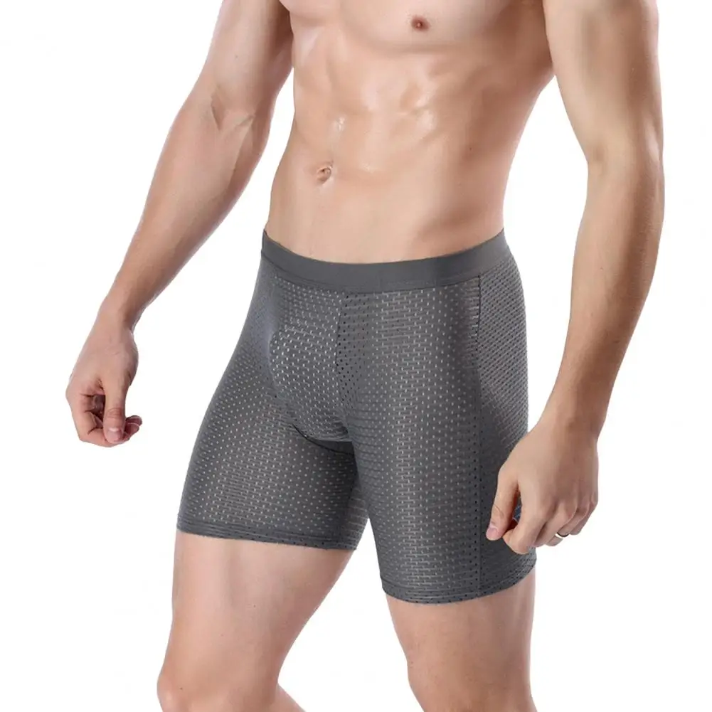 Men Boxers Hollow Out Lengthen Anti-septic Stretchy Waist Men Sports Boxers Men Sports Boxers for Sports
Men Boxers Hollow Out Lengthen Anti-septic Stretchy Waist Men Sports Boxers Men Sports Boxers for Sports