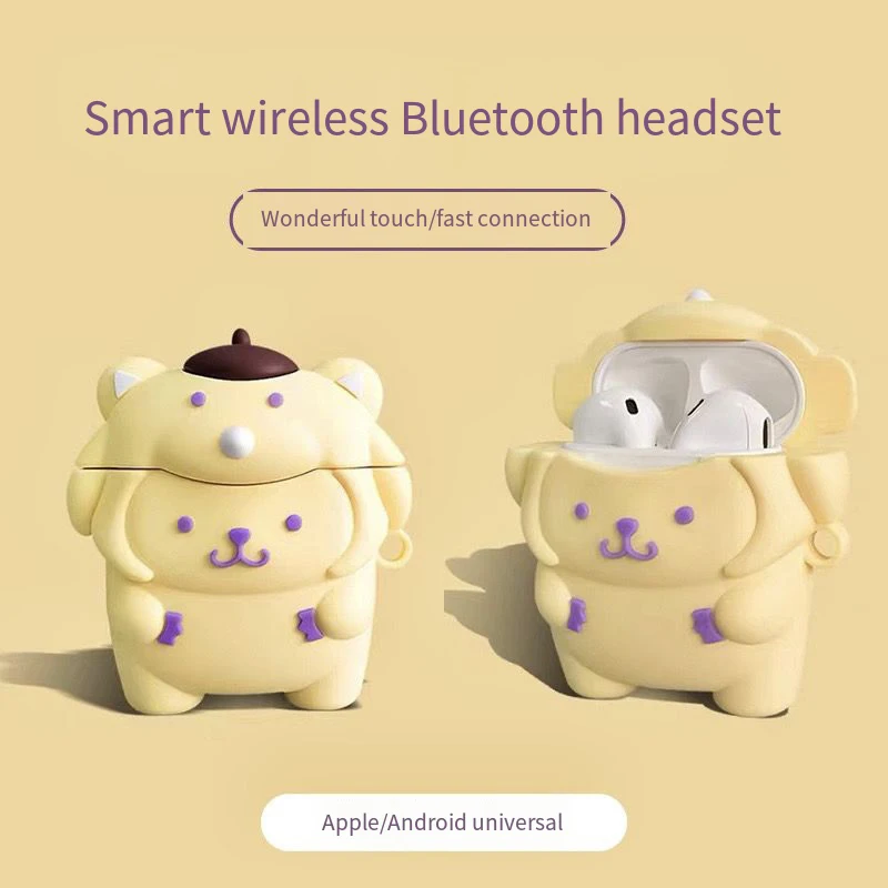 Sanrio Pompom Purins My Melody Bluetooth Earphone Portable Wireless High Sound Quality Iphone Android Universal Christmas Gift
Sanrio Pompom Purins My Melody Bluetooth Earphone Portable Wireless High Sound Quality Iphone Android Universal Christmas Gift
