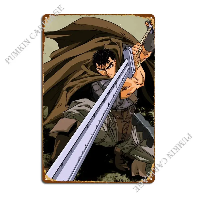 Металлические знаки Berserk для ретро кинотеатра, Классический жестяной плакат