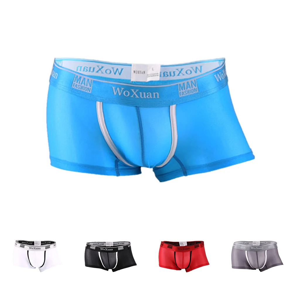 Hot Shorts U Convex Pouch Boxer Mens Briefs Ice Silk Pouch Underwear Youth Shorts Sexy Underpants Shorts Trunks Underclothes
Hot Shorts U Convex Pouch Boxer Mens Briefs Ice Silk Pouch Underwear Youth Shorts Sexy Underpants Shorts Trunks Underclothes