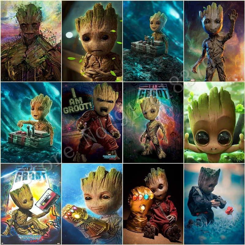 5D Diy Marvel Dryad Groot Anime Diamond Painting Kit Full Diamond Embroidery Mosaic Rhinestones Cross Stitch Crafts Beaded Decor
5D Diy Marvel Dryad Groot Anime Diamond Painting Kit Full Diamond Embroidery Mosaic Rhinestones Cross Stitch Crafts Beaded Decor