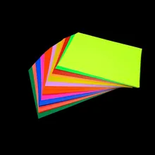 Color A4 self-adhesive printing paper label sticker fluorescent color label sticker laser inkjet printing matte