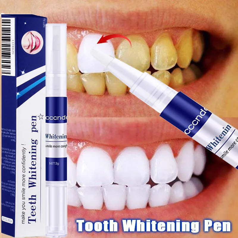 

Teeth Whitening Pen Tooth Gel Bleach Remove Stains Deep Cleaning Oral Hygiene Instant Smile Fresh Breath Teeth Brightening Care