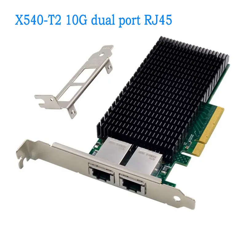 X540-T2 10G Серверная сетевая карта X540 PCIE X8, Двухпортовая сетевая карта RJ45 10G, сетевая Серверная карта
X540-T2 10G Серверная сетевая карта X540 PCIE X8, Двухпортовая сетевая карта RJ45 10G, сетевая Серверная карта