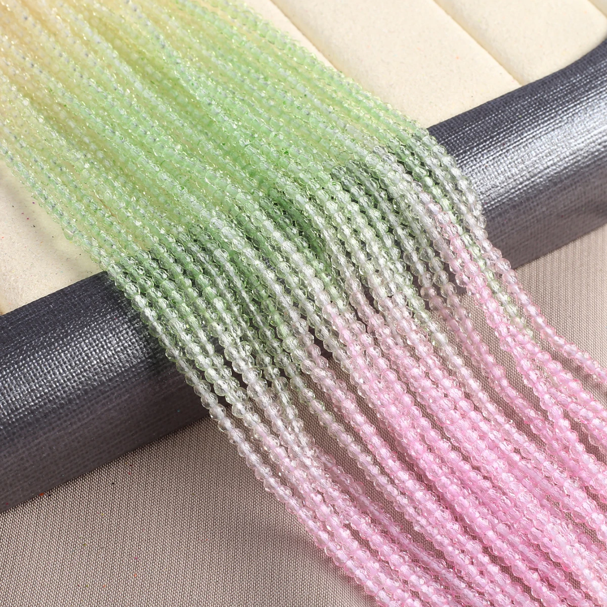 Natural Stone Shiny Beads Small Faceted Green Pink Spinel for Jewelry Making Diy Women Bracelet Necklace Accessories
Natural Stone Shiny Beads Small Faceted Green Pink Spinel for Jewelry Making Diy Women Bracelet Necklace Accessories