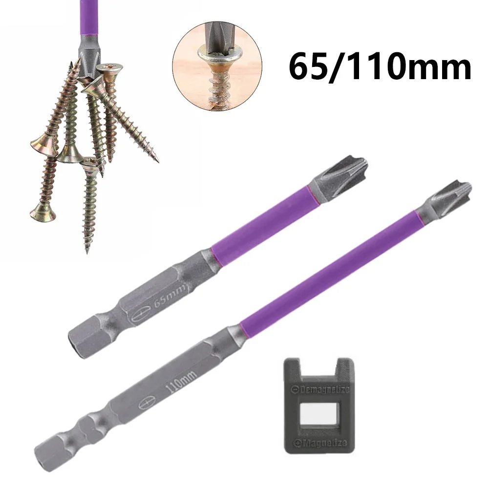 65mm 110mm Magnetic Special Slotted Cross Screwdriver Bit With Magnetizer For Electrician Batch Head FPH2 Hand Tool
65mm 110mm Magnetic Special Slotted Cross Screwdriver Bit With Magnetizer For Electrician Batch Head FPH2 Hand Tool