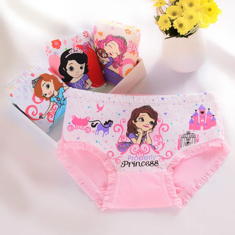3Pcs Disney Sofia Kids Girls Underwear Cartoon Princess Summer Cotton Briefs Children Pink Cute Shorts Panties Baby Underpant
3Pcs Disney Sofia Kids Girls Underwear Cartoon Princess Summer Cotton Briefs Children Pink Cute Shorts Panties Baby Underpant