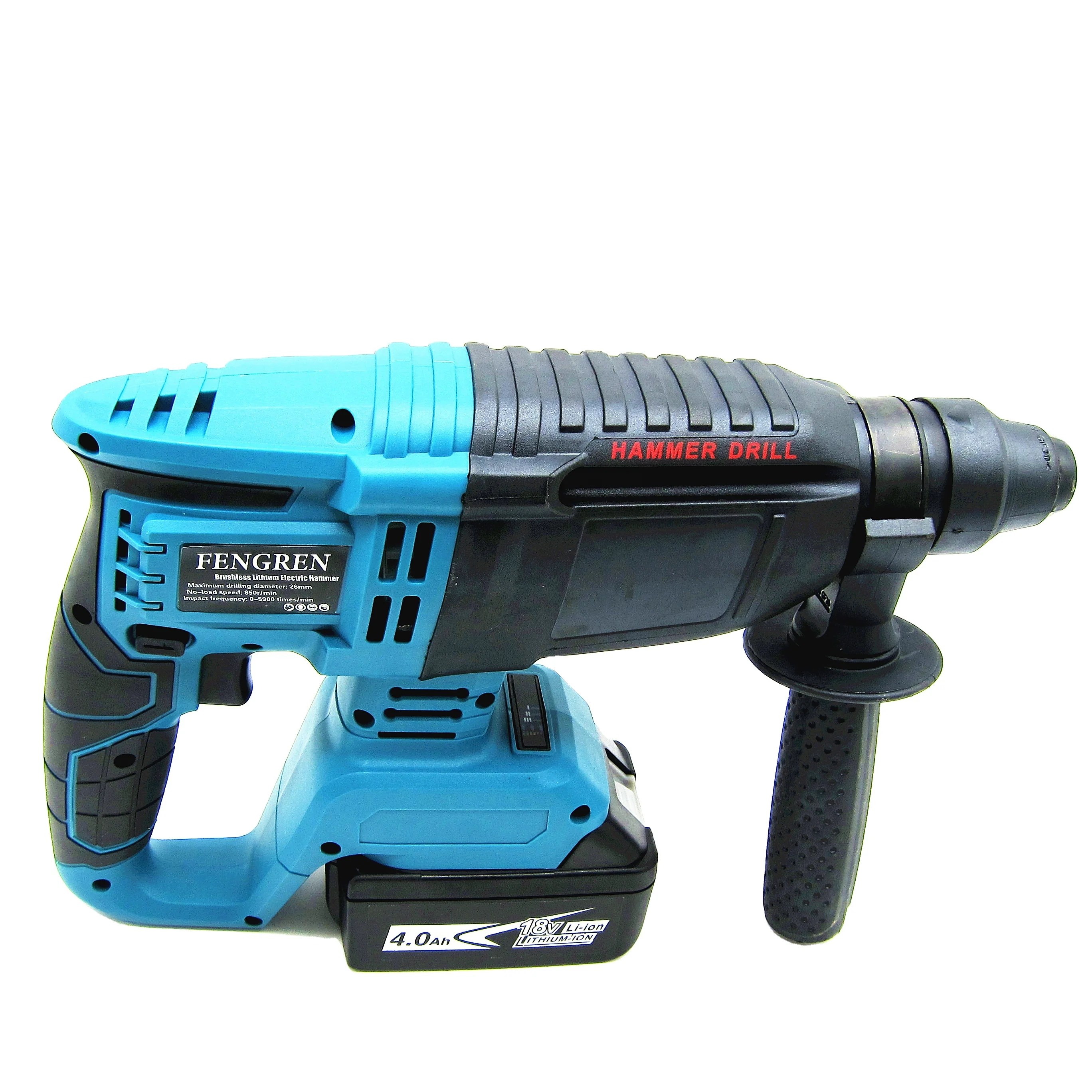 Handheld Lithium Battery Cordless Rechargeable Electric Brushless Hammer with 5ah Battery +plastic tool box
Handheld Lithium Battery Cordless Rechargeable Electric Brushless Hammer with 5ah Battery +plastic tool box