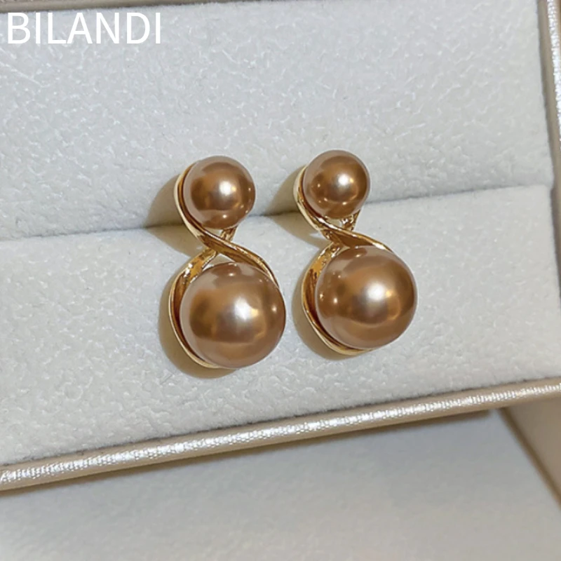 Bilandi Fashion Jewelry Simulated Pearl Earrings Elegant Temperament Gold Color Female Women Earrings For Party Wedding Gifts
Bilandi Fashion Jewelry Simulated Pearl Earrings Elegant Temperament Gold Color Female Women Earrings For Party Wedding Gifts