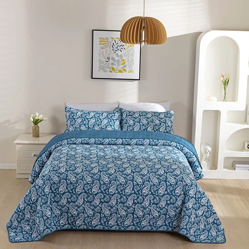 Padded Cotton Quilt Set 3PCS Home Bedspread on the Bed with Shams Quilted Blanket Coverlet Queen Size Cubrecam Bed Cover Colcha
Padded Cotton Quilt Set 3PCS Home Bedspread on the Bed with Shams Quilted Blanket Coverlet Queen Size Cubrecam Bed Cover Colcha