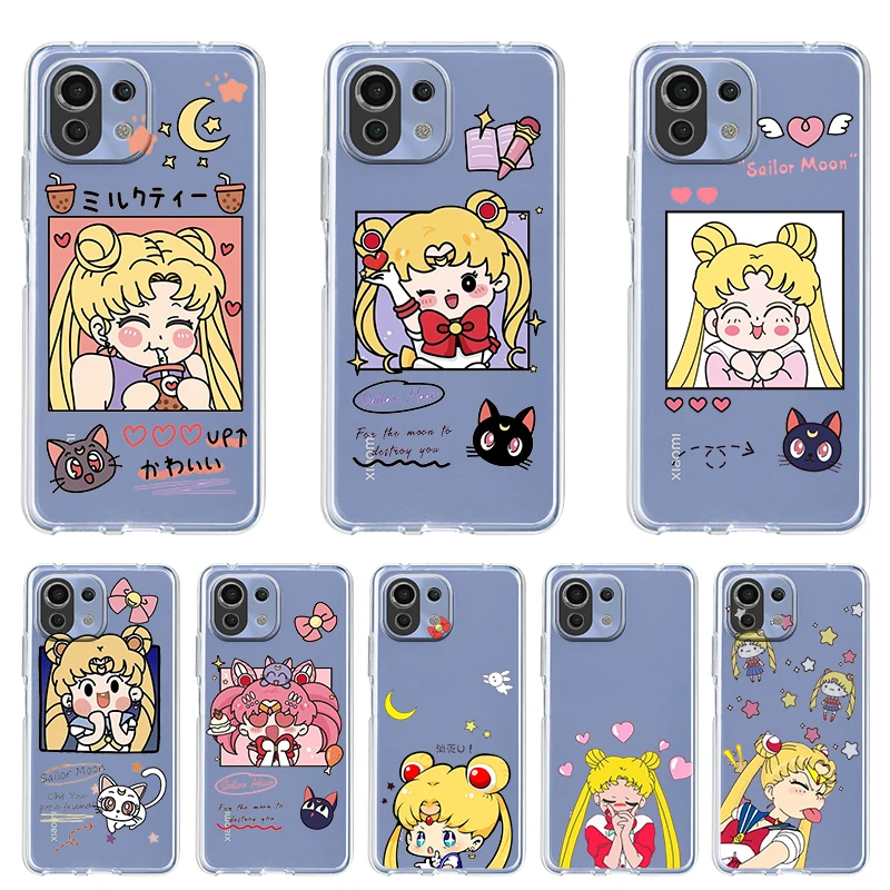 Sailor Moon Cute Girl For Xiaomi Mi 12 12X 11T 11i 11 10T Note 10 9T 9 SE A3 CC9E Pro Lite Ultra Transparent Phone Case
Sailor Moon Cute Girl For Xiaomi Mi 12 12X 11T 11i 11 10T Note 10 9T 9 SE A3 CC9E Pro Lite Ultra Transparent Phone Case