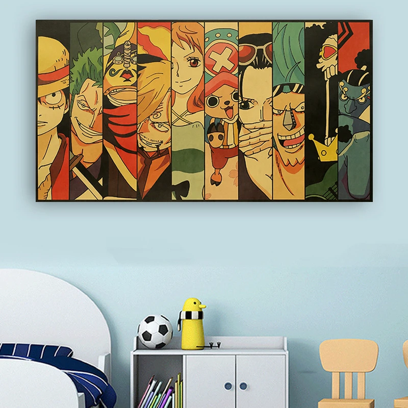 20 Styles Anime One Piece Poster Decorative Wall Stickers Paintings Poster Art Vintage Kraft Picture Child Living Room Decor
20 Styles Anime One Piece Poster Decorative Wall Stickers Paintings Poster Art Vintage Kraft Picture Child Living Room Decor