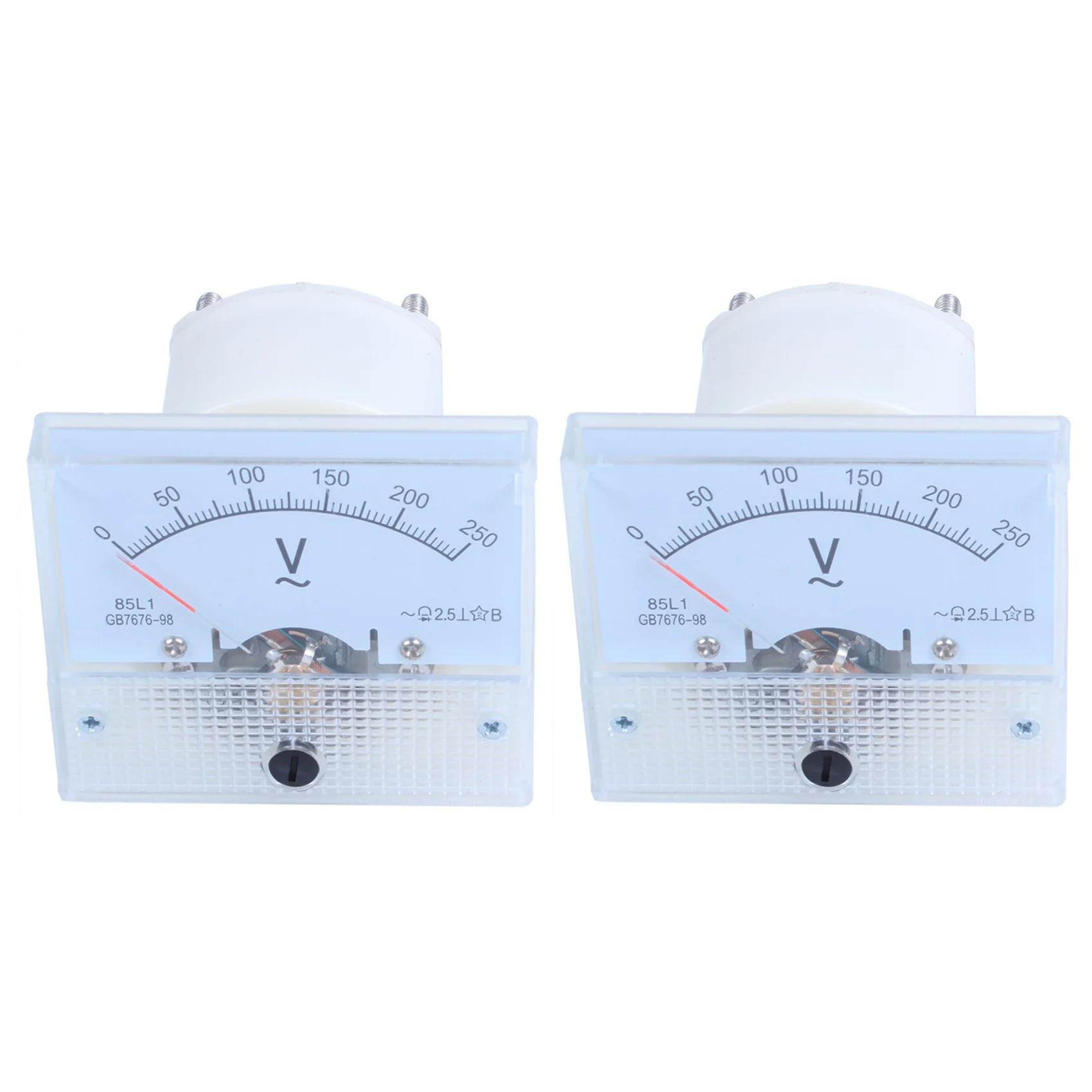 2 х Аналоговый вольтметр 85L1 AC 250 В, измерительное устройство, установка оборудования
2 х Аналоговый вольтметр 85L1 AC 250 В, измерительное устройство, установка оборудования