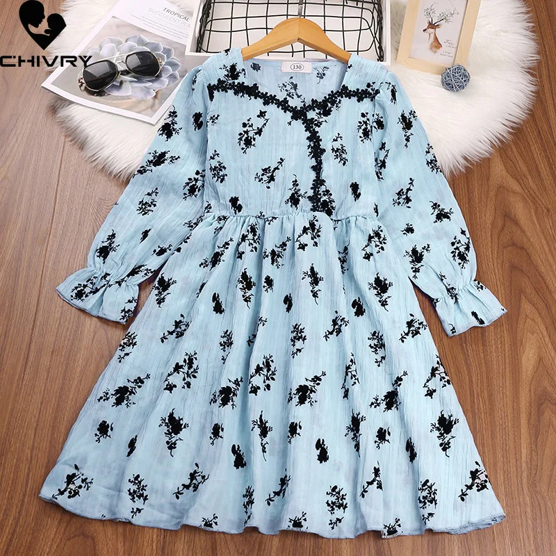 Spring Autumn 2022 Girls Dresses Kids Baby Girls Vintage Floral Long Sleeve O-Neck Loose Dress Fashion Princess Dresses
Spring Autumn 2022 Girls Dresses Kids Baby Girls Vintage Floral Long Sleeve O-Neck Loose Dress Fashion Princess Dresses