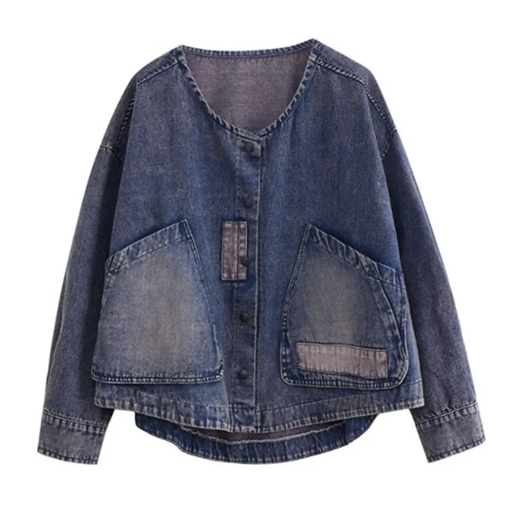 Vintage Women Jacket 2023 Autumn Winter Oversize Bat Sleeve Denim Jackets Washed Blue Jeans Coat Korean Style Outwear Clothes
Vintage Women Jacket 2023 Autumn Winter Oversize Bat Sleeve Denim Jackets Washed Blue Jeans Coat Korean Style Outwear Clothes