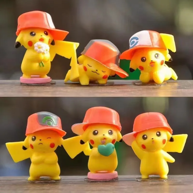 10pcs/set and 6pcs/set Pokemon Pikachu Action Figures Japan Anime Figure Car Accessories Birthday Cake Decoration Birthday Gifts
10pcs/set and 6pcs/set Pokemon Pikachu Action Figures Japan Anime Figure Car Accessories Birthday Cake Decoration Birthday Gifts