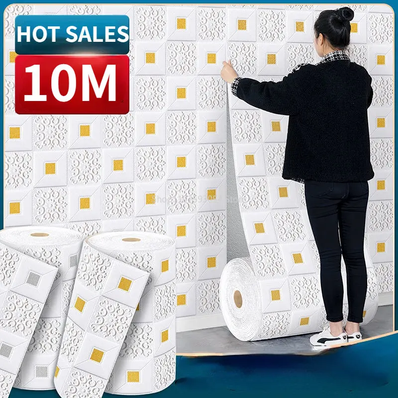 Self-adhesive Ceiling Decoration Wallpaper 3D Wall Stickers TV Background Soft Pack Home Decoration Wallpaper Home Stickers
Self-adhesive Ceiling Decoration Wallpaper 3D Wall Stickers TV Background Soft Pack Home Decoration Wallpaper Home Stickers