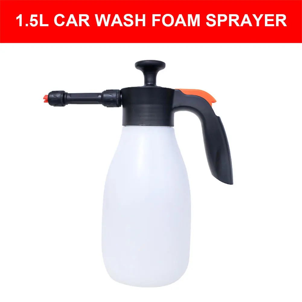 1.5L Car Wash Foam Bottle High Pressure Snow Foam Lance Soap Bottle Auto Cleaning Tools 1/4 Quick Release Connector Washer
1.5L Car Wash Foam Bottle High Pressure Snow Foam Lance Soap Bottle Auto Cleaning Tools 1/4 Quick Release Connector Washer