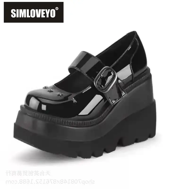 2022 Dropship Goth Girls Pumps For Women Buckle Platform Wedges Marry Janes Pumps Lolita Cute Sweet Summer Spring New Shoes
2022 Dropship Goth Girls Pumps For Women Buckle Platform Wedges Marry Janes Pumps Lolita Cute Sweet Summer Spring New Shoes