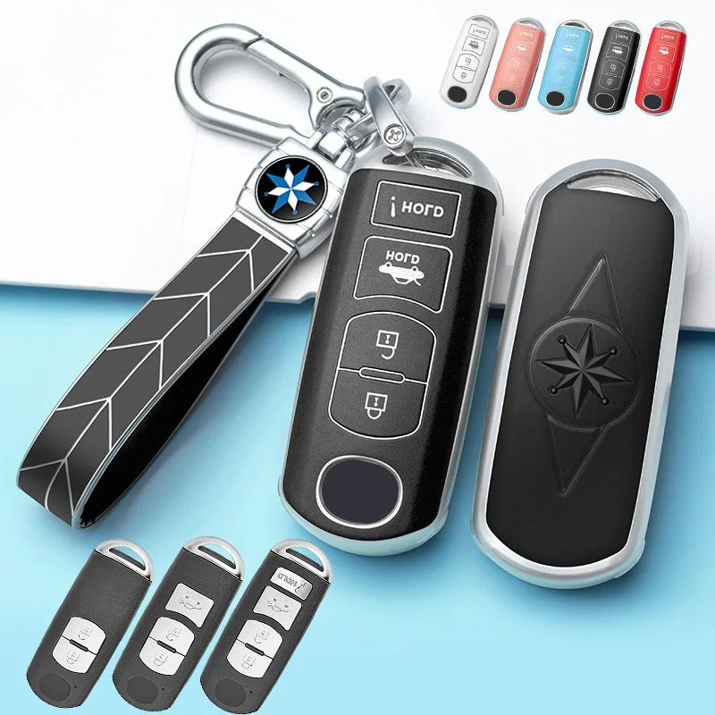 Soft TPU Car Key Case Full Cover For Mazda 3 6 8 Miata MX-5 CX-3 CX-5 CX-7 CX-9 2/3/4 Buttons Smart Key 360° Protector Shell
Soft TPU Car Key Case Full Cover For Mazda 3 6 8 Miata MX-5 CX-3 CX-5 CX-7 CX-9 2/3/4 Buttons Smart Key 360° Protector Shell